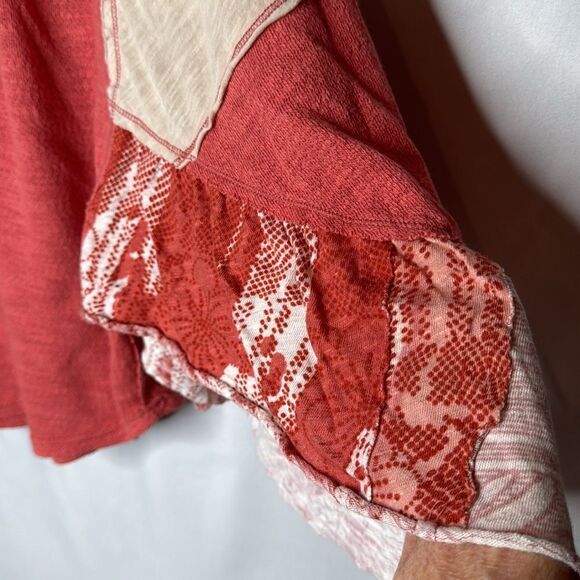 Free People Friday Fever Coral Dolman Top. Size XSmall. - Picture 7 of 12